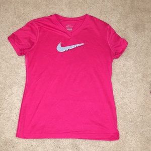 super cute hot pink shirt!